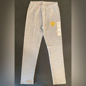 Cat & jack small girls size 6 7 heathered light gray leggings pants